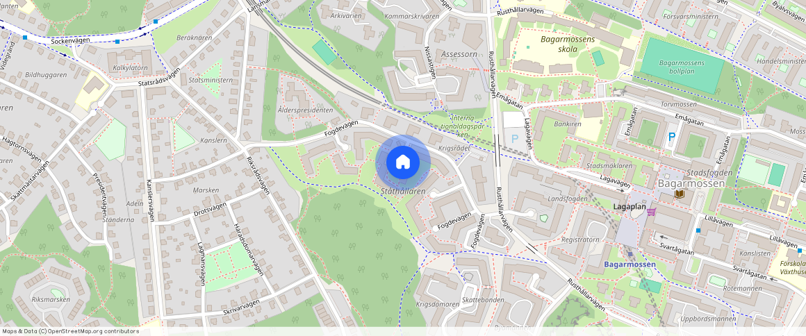 Fogdevägen **, Bagarmossen