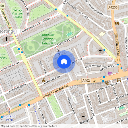 Ladbroke Terrace, Notting Hill, London