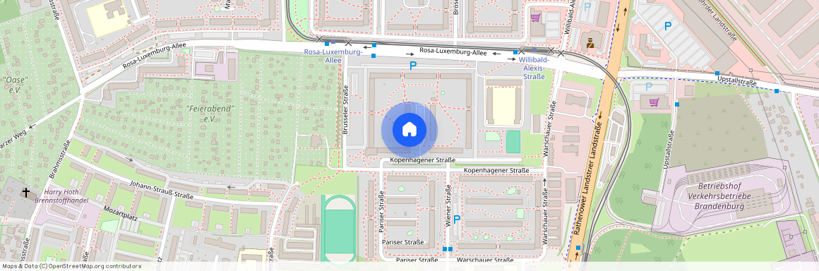 Kopenhagener Straße 46, 14772 Brandenburg an der Havel, Hohenstücken Süd