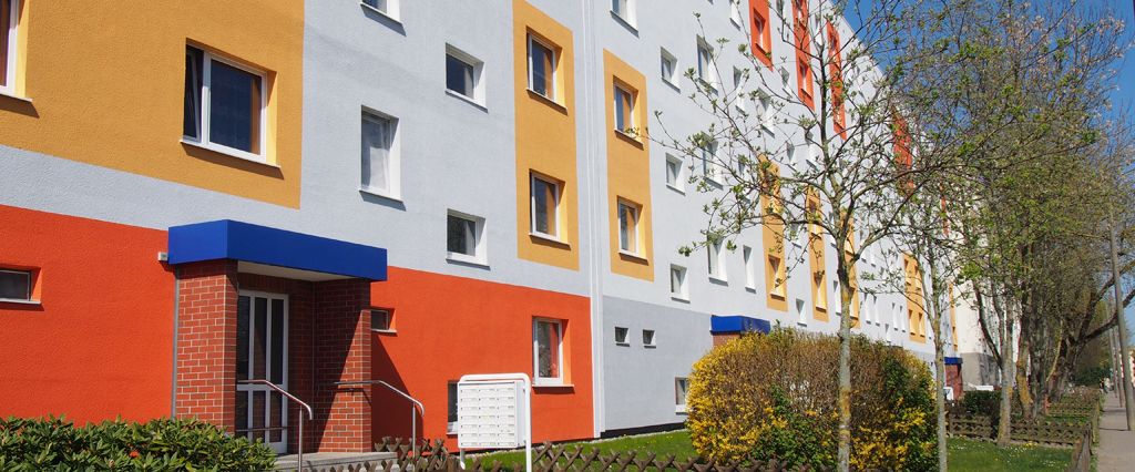 Sonnige Dreiraumwohnung in oberer Geschosslage - Foto 1