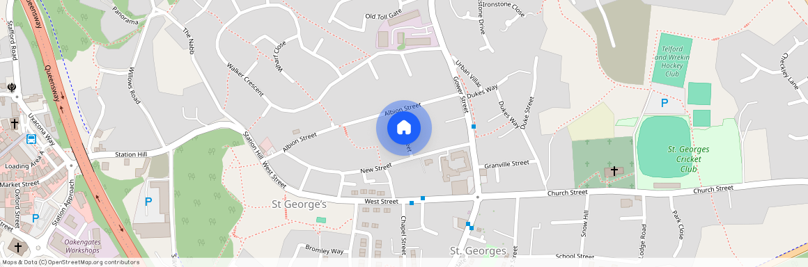 St. Georges, Albert Street, TF2, Telford