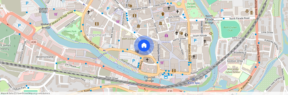 St James's Parade, Bath BA1 1UL