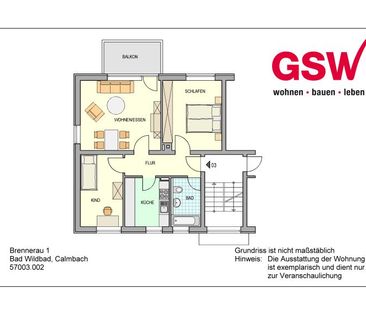 Schmuckstück! 3-Zimmerwohnung mit Balkon im Luftkurort Calmbach - Photo 4