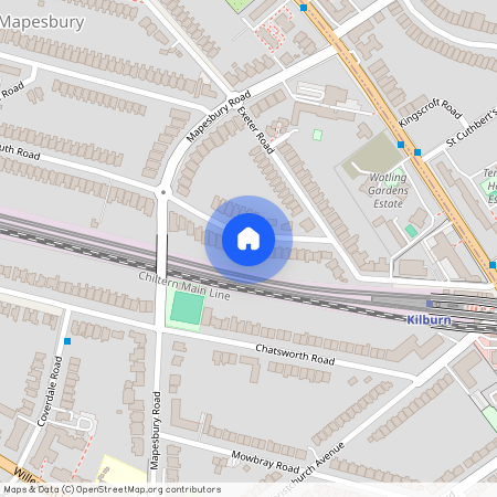 Dartmouth Road, Mapesbury, London, NW2