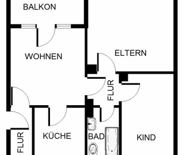 Demnächst frei! 3-Zimmer-Wohnung in Gelsenkirchen Hassel - Photo 1