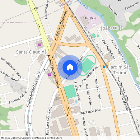 Rua Joana Fabri Thomé, 200 - academia sky fit - Santa Claudina, Vinhedo, São Paulo, 13284-432