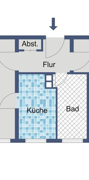 Praktische 2-Zimmer-Wohnung in Offenbach am Main - Foto 1