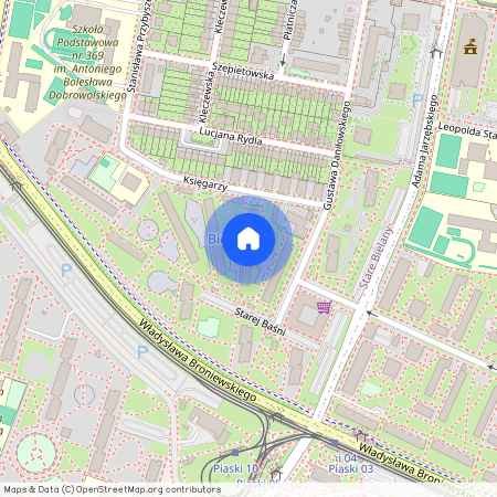 ul. Starej Baśni, Stare Bielany, Bielany, Warszawa, mazowieckie