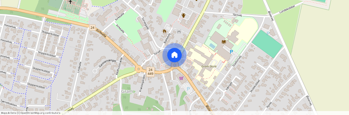 Slotsvej, 4 1. th., Gram, 6510