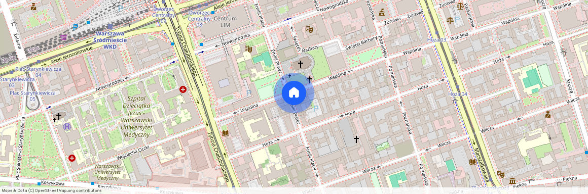 Wspólna 73, Warszawa, Śródmieście