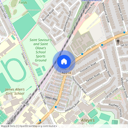 St Barnabas Close, East Dulwich, London, SE22