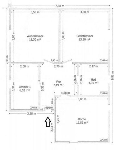 2,5-Zi. DG-Wohnung im 3 Fam. Haus Nürnberg - Gaismannshof / Wohnung mieten - Photo 5