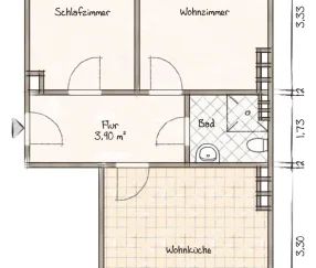 *** Charmante SINGLE-Dachgeschoss-Wohnung *** - Photo 4