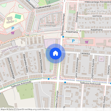 ul. Bolesława Chrobrego, Wrzeszcz Dolny, Gdańsk, pomorskie