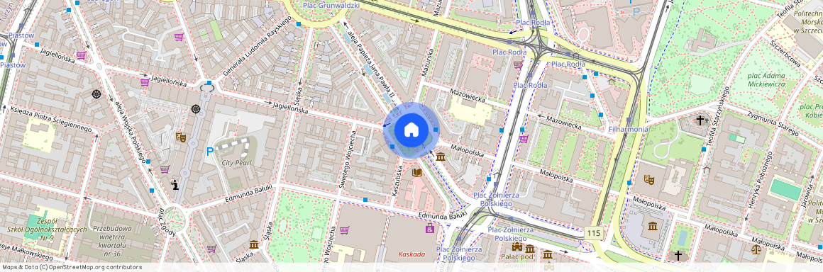 ul. Zygmunta Starego, Centrum, Śródmieście, Szczecin, zachodniopomorskie