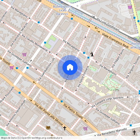 Via Vincenzo Bellini, Florence, Tuscany 50144