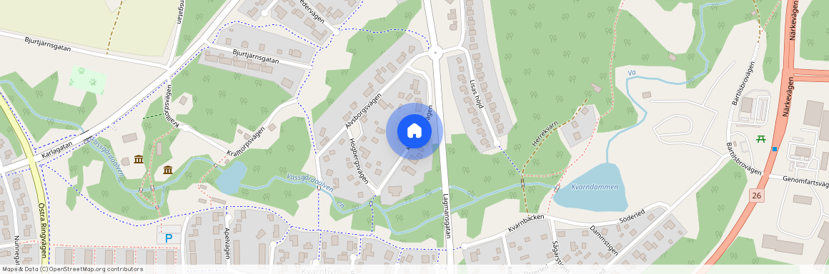 Kvarnuddsvägen, Kristinehamn