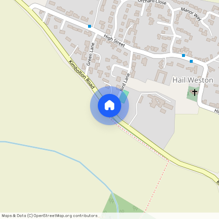 Kimbolton Road, Hail Weston