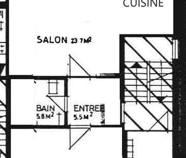 2 ½ PIÈCES - Avec une terrasse! - Foto 3