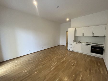 Moderne 1-Zimmer-Wohnung mit Garten - Foto 2