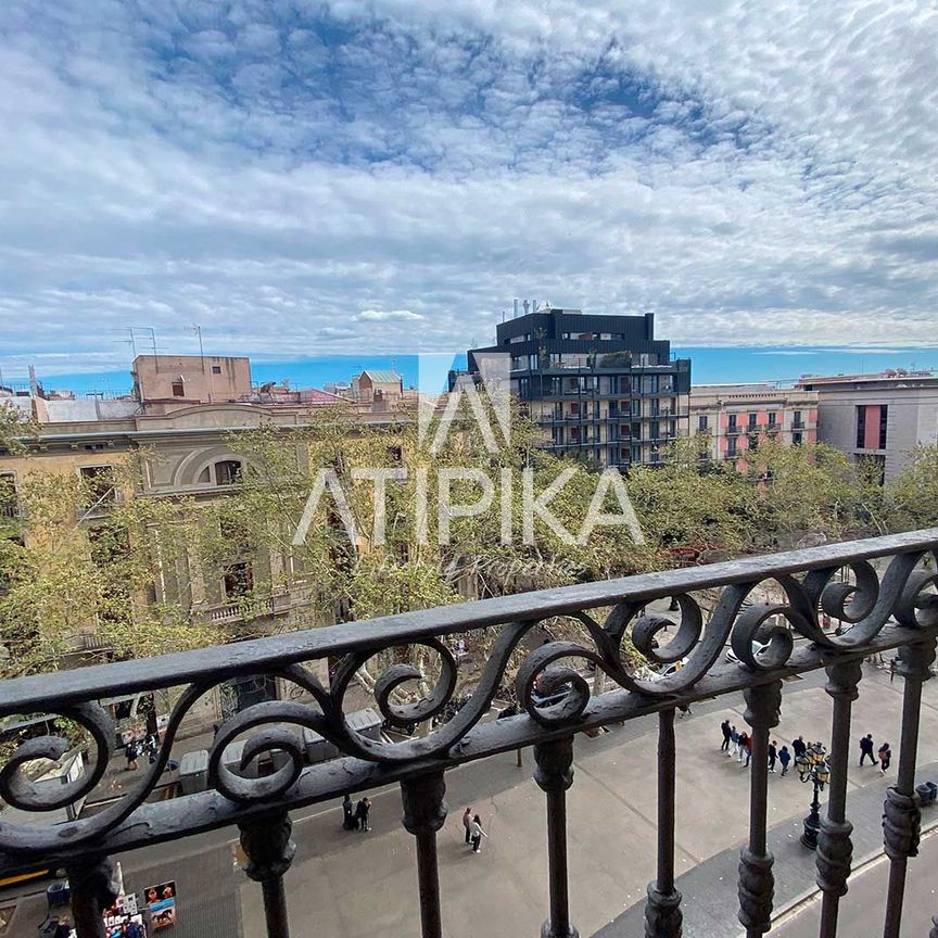 Piso en alquiler temporal de dos dormitorios en La Rambla, Barcelona - Photo 1