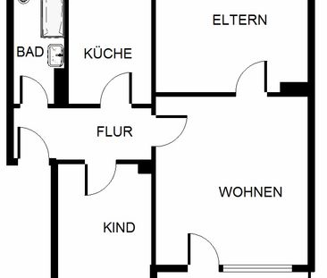 Demnächst frei! 3-Zimmer-Wohnung in Gelsenkirchen Bulmke-Hüllen - Photo 1