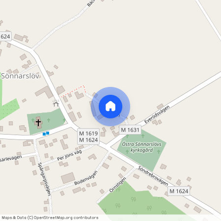 Flintstigen, Östra Sönnarslöv