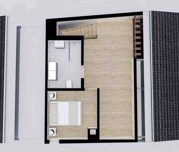 2.5 Zimmer, 72 m², 3. Stock - Photo 3