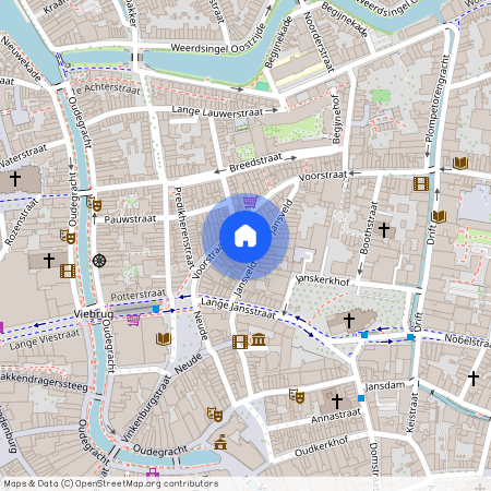 Kleine Slachtstraat 5-A, Domplein, Neude, Janskerkhof, 3512BJ, Utrecht