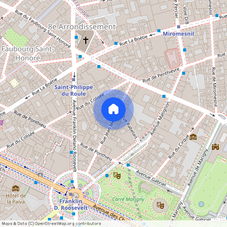 15 RUE JEAN MERMOZ, 75008, Paris 8E Arrondissement