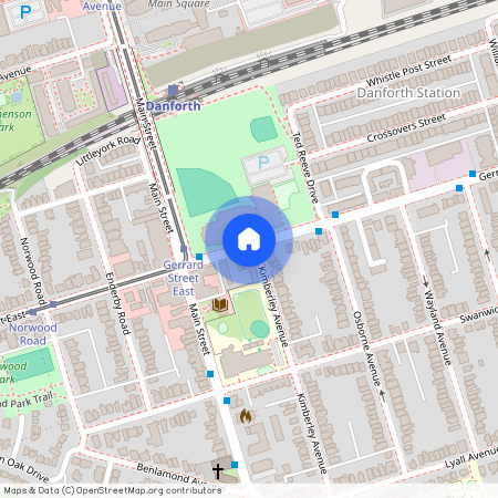 google map, Old Toronto, Old Toronto, Toronto, M4E 1G3