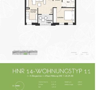 Luxuriöse 2-Zimmer-Wohnung mit Wintergarten und gehobener Ausstattung - Foto 6