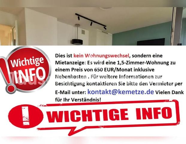 TAUSCHWOHNUNG 1,5-Zimmer Wohnung in Berlin - Foto 1