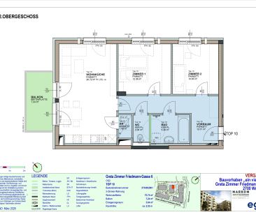 3-Zimmer-Wohnung mit Balkon, Top 10 - Foto 2