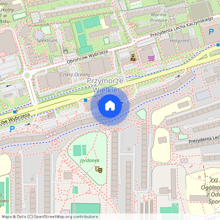 ul. Obrońców Wybrzeża 8, Przymorze Wielkie, Gdańsk, pomorskie