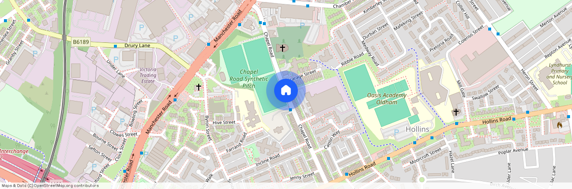 Chapel Road, Oldham, Greater Manchester, OL8