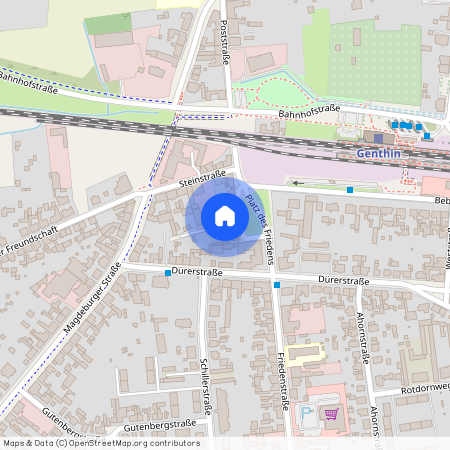 Platz des Friedens, 39307, Platz Des Friedens    Genthin