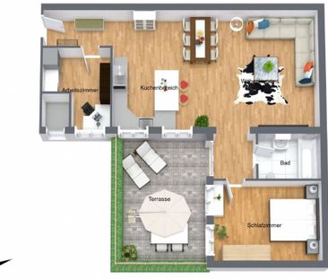 Studioartige 3-ZW mit Terrasse und neuer EBK - Photo 3