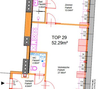 AUGARTEN-NÄHE, ERSTBEZUG, klimatisiertes 52 m2 Dachgeschoss, 2 Zimm... - Photo 1