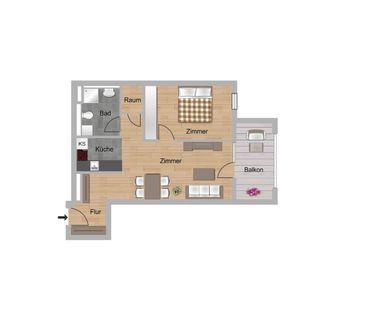 2-Zimmer-Neubauwohnung im Schönhofviertel Frankfurt – Ideal für Sin... - Photo 3