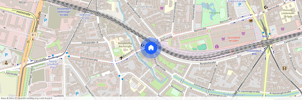 Karolingerstraße 1, 40223 Düsseldorf - Bilk