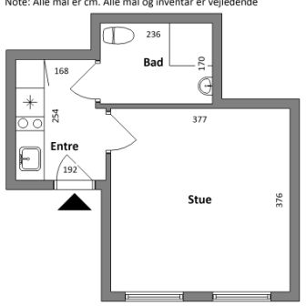1-værelses studiebolig - Photo 3