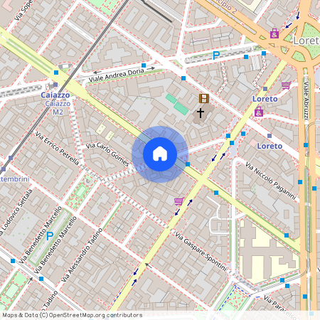 Via Saverio Mercadante, Milan, Lombardy 20124