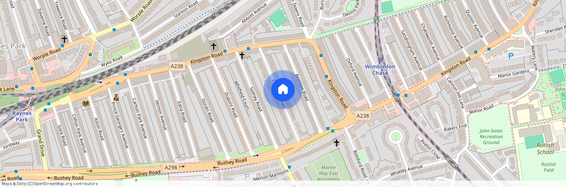 Chestnut Road, Raynes, SW20