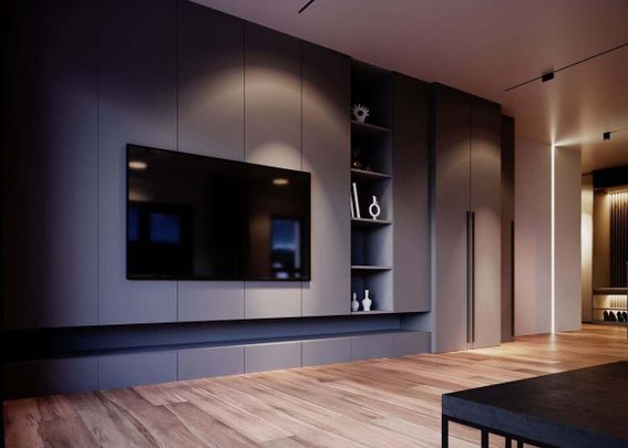 For rent – New Minergie 2.5 room apartment with large balcony and indoor parking in Aproz (Residence The Cube) - Foto 1