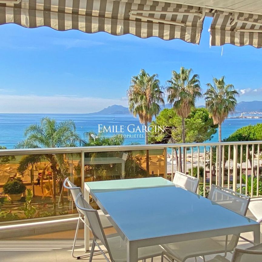 Cannes Croisette Cote d'Azur, appartement à louer, vue mer - Photo 1