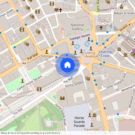 Spring Gardens, Covent Garden, London, SW1A