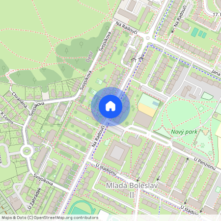 Na Radouči, Mladá Boleslav - Mladá Boleslav II