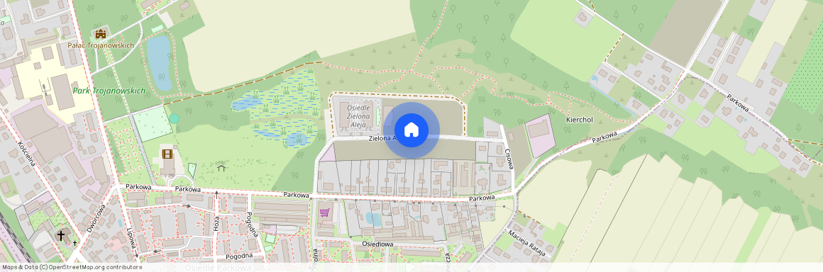 ul. Zielona Aleja, Aleksandrów Kujawski, aleksandrowski, kujawsko-pomorskie