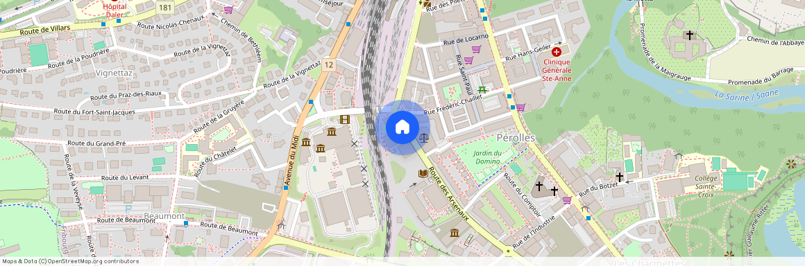 Route des Arsenaux, Entrée B 8, 1700 Fribourg